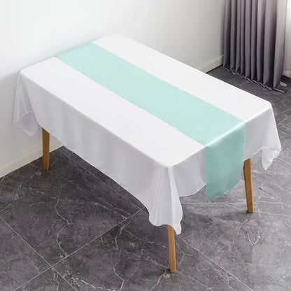 Satin Table Runner Wedding Decoration For Modern Birthday Party Hotel Show Banquet Luxury Design Nice Pattern Wholesale - Tif