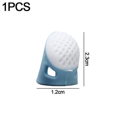 Sewing Thimbles Anti-Slip Finger Covers Multifunctional Silicone Thimbles Finger Tips Protectors Household DIY Sewing Supplie