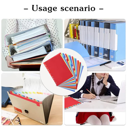 21Pcs Binder Dividers, A-YZ Alphabet Label Notebook Dividers, Suitable for 2/3/4/11 Ring Binders.