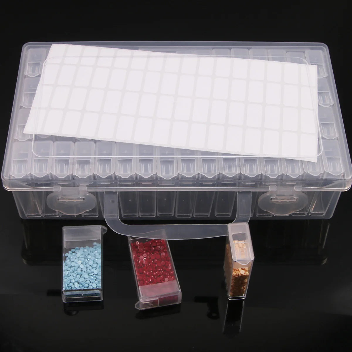 5D DIY Diamond Painting Tools Accessories Storage Box Container Diamond Embroidery Accessories Drill Box Mosaic Container Cas