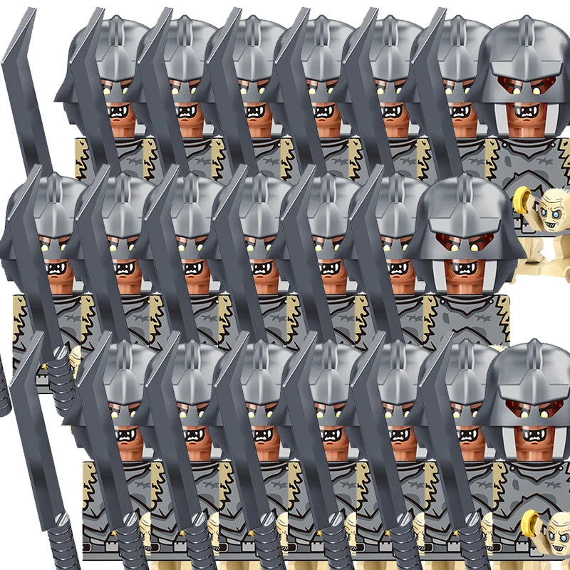 Medieval Movie Knights Building Blocks toys Lord Ring Figure Bricks Toy Christmas birthday gifts - RZTV5082x21