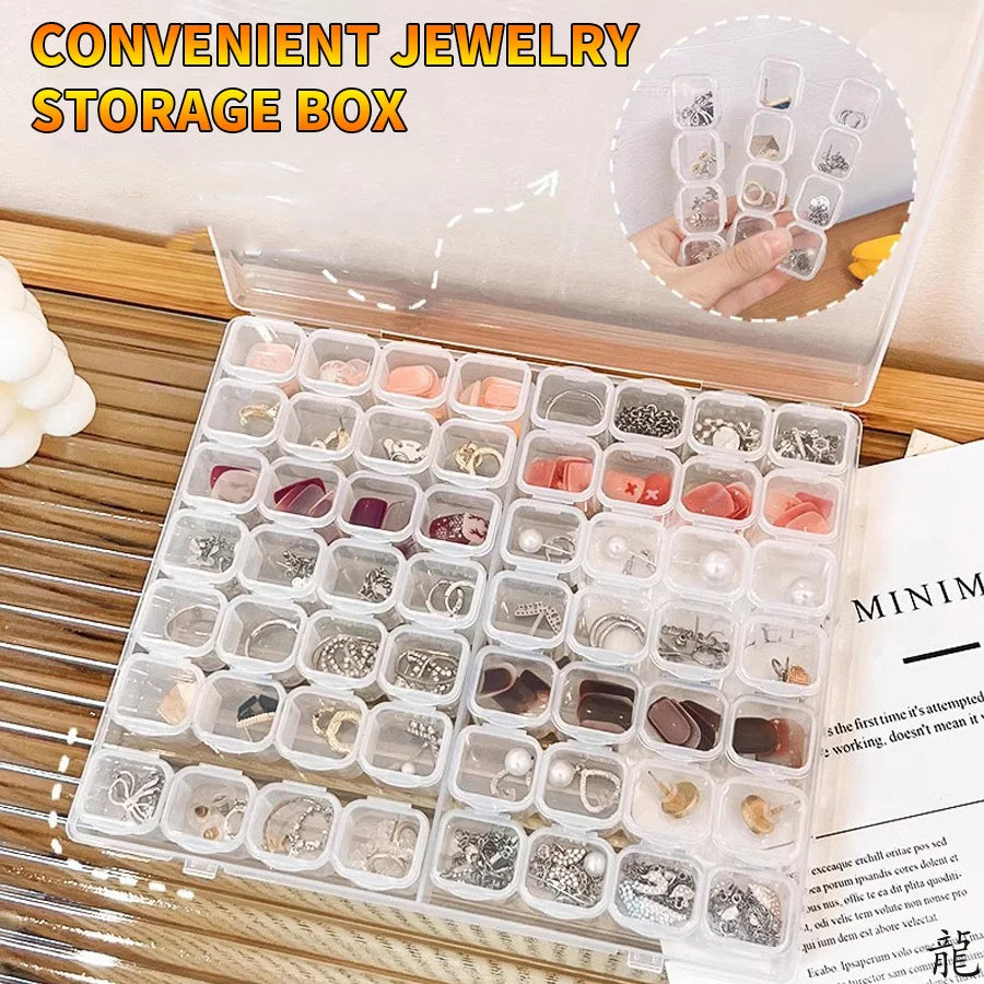 56/28 Diamond Embroidery Box Diamond Painting Cross Stitch Tools Accessory Boxes Case Useful Storage Dismountable