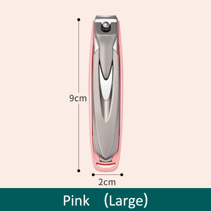 Colorful Nail Clippers Anti-Splash Nail Cutter Detachable Design Fingernail Clippers Stainless Steel Manicure Nail Tool - Pin