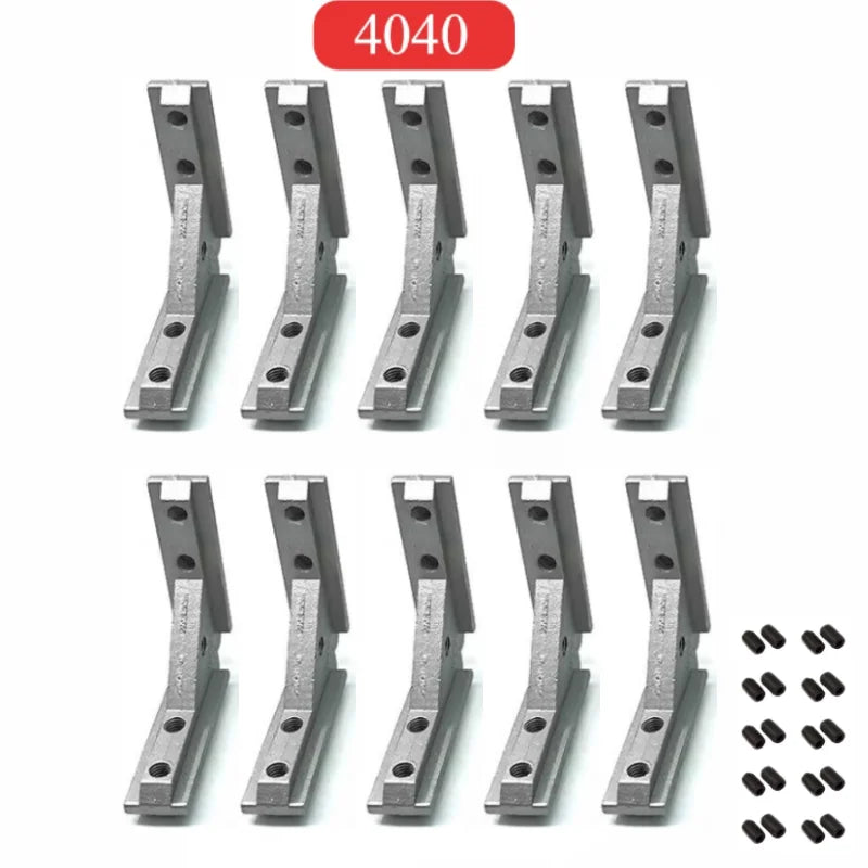 2020 3030 4040 Panel Installation Board Angle Slot Fixing Hardware Door Frame Corner Code Profile Universal Angle Slot Connec