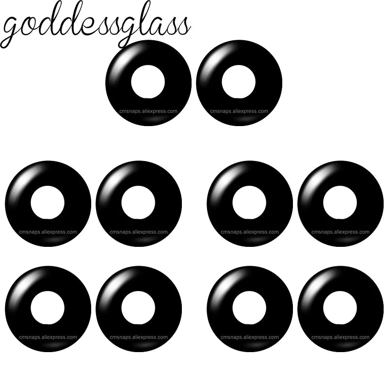 Glass Cartoon Doll Round Eyes Heart Pupil Lovely 10pcs 12mm/18mm/20mm/25mm Round Cabochon Flat Back Making Findings Jewelry -
