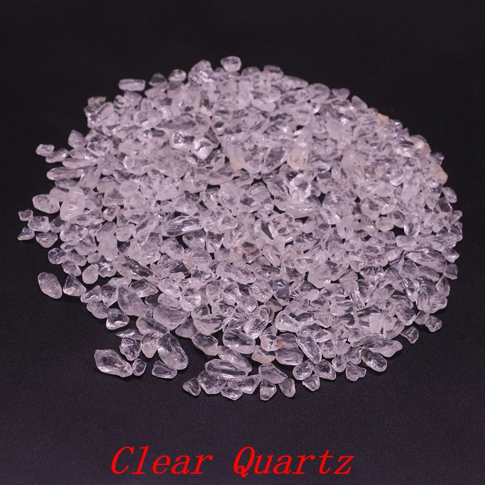 Natural Crystal Gravel Specimen Rose Quartz Amethyst Home Decor Colorful for Aquarium Healing Energy Stone Rock Mineral 50g 1