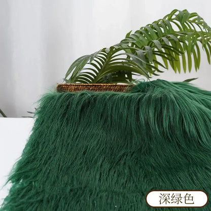 25x45cm 9cmPile Faux Fur Fabric For Sewing Doll Toy Beard Hair DIY Patchwork Material Accessories Home Decoration Cosplay Fab