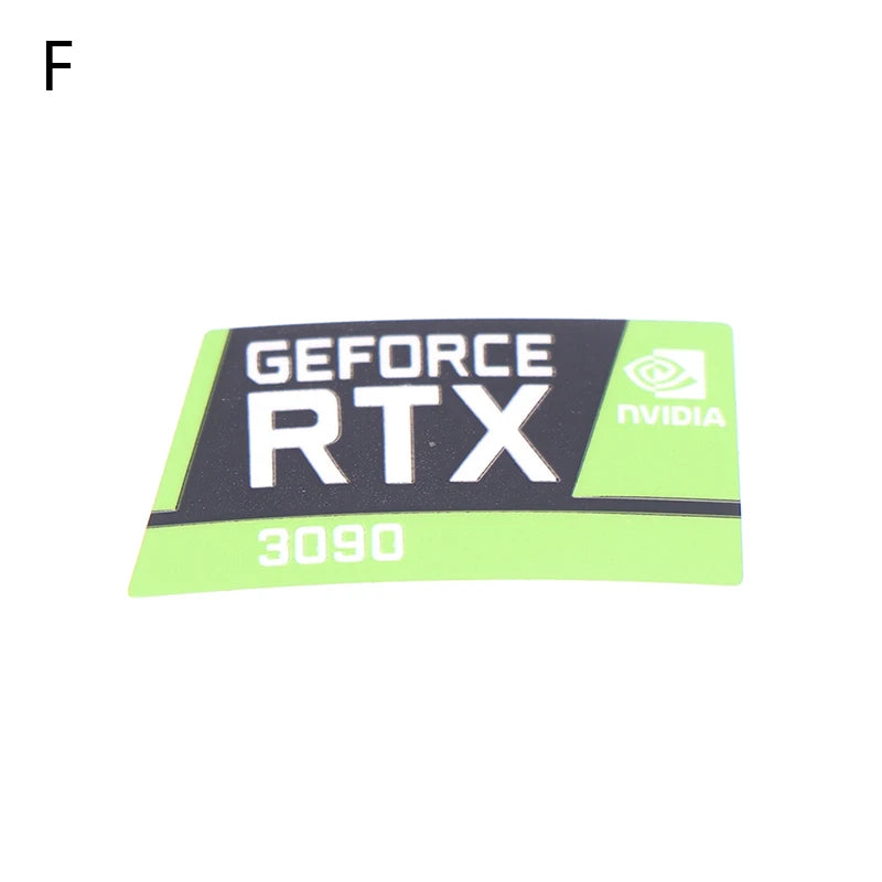 Laptop Graphics Card Label Laptop Desktop Label For Computer PC Laptop Accessories RTX 3090TI 3080TI 3070 3060 Desktop Sticke