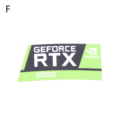 Laptop Graphics Card Label Laptop Desktop Label For Computer PC Laptop Accessories RTX 3090TI 3080TI 3070 3060 Desktop Sticke