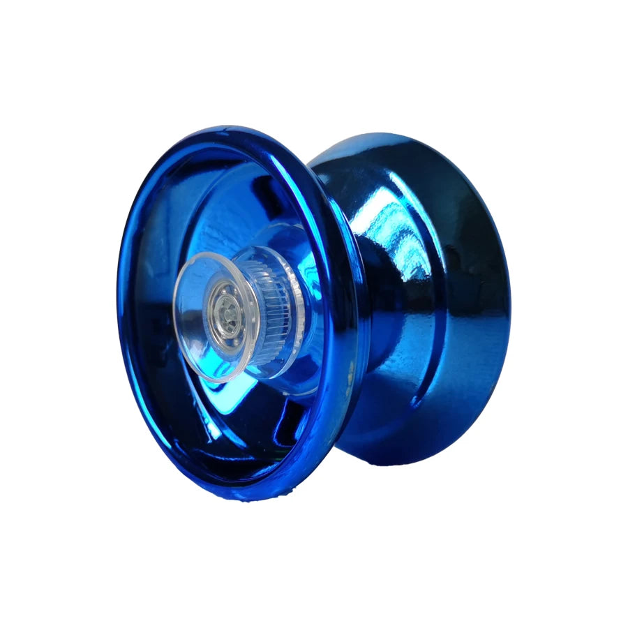 Children Beginners Professional Aluminum Metal Yoyo Ball, Competitive Yoyoball, Adult Kids Yoyoyoball with Accessories - Blue