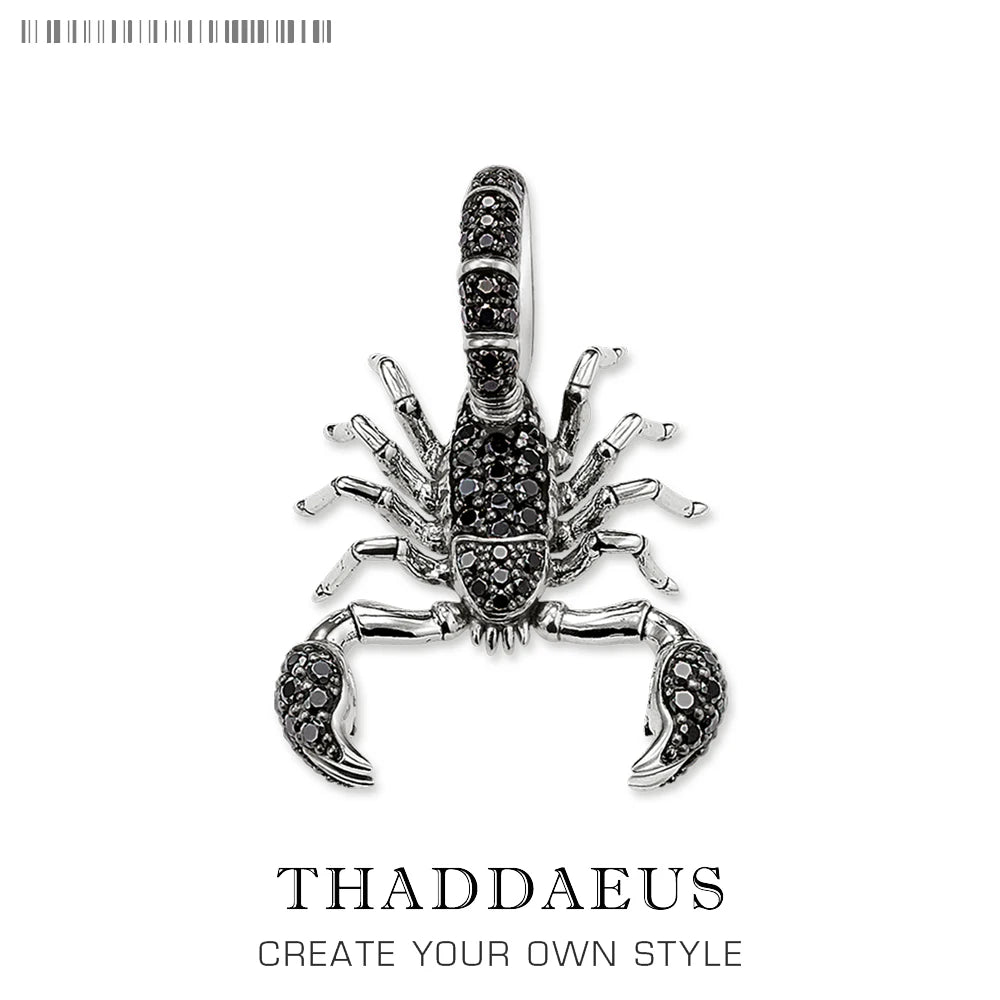 Pendant Scorpion Black,2019 Brand New Fashion Jewelry Europe Bijoux Accessories Gift For Woman Rebel Men