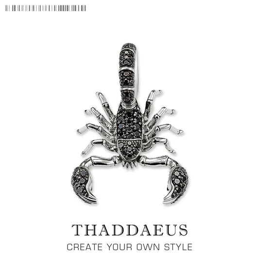 Pendant Scorpion Black,2019 Brand New Fashion Jewelry Europe Bijoux Accessories Gift For Woman Rebel Men