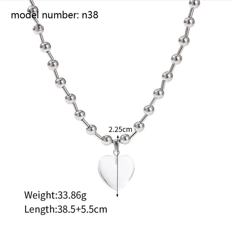 2026 Vintage Necklace On Neck Chain Women's Jewelry Accessories For Girls Clothing Aesthetic Gifts Fashion Pendant