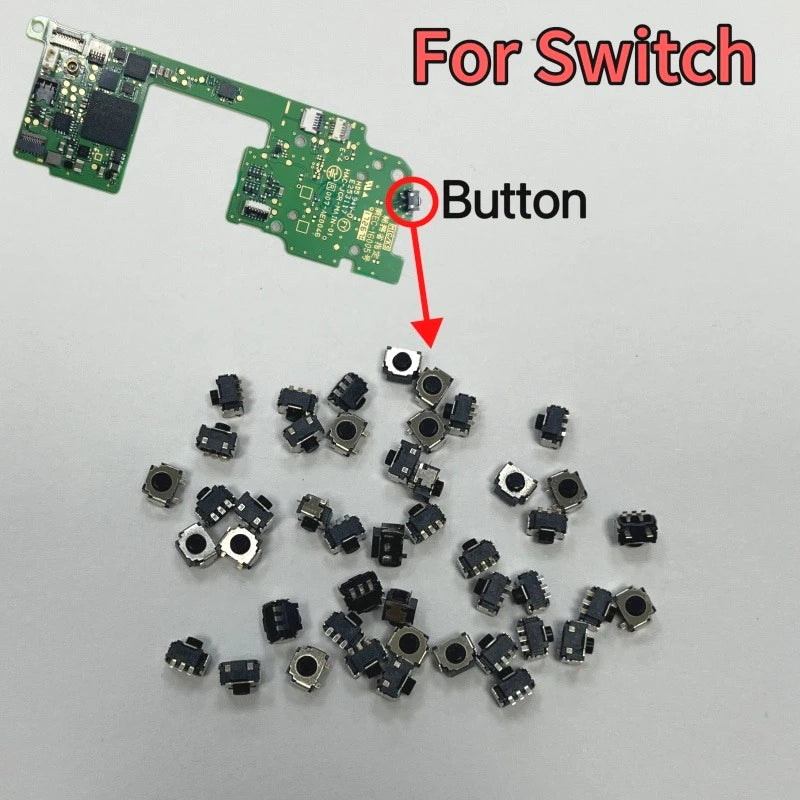 20pcs/lot Original New No Package for Switch Button Right R Button for Switch Joy stick Tactile Bumper Replacement Parts