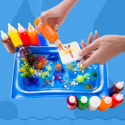 Creative Water Fairy Water Gel Kit Handmade DIY Toys Fairy Water Elf 3D Animal Mold Birthday Gifts Kids Colorful Educational 