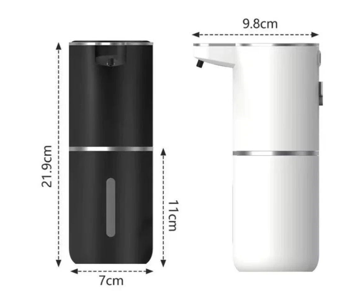 Touchless sensor foam soap dispenser, rechargeable, wall-mounted or freestanding, multi-level foam hand sanitizer dispenser