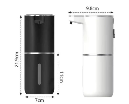 Touchless sensor foam soap dispenser, rechargeable, wall-mounted or freestanding, multi-level foam hand sanitizer dispenser