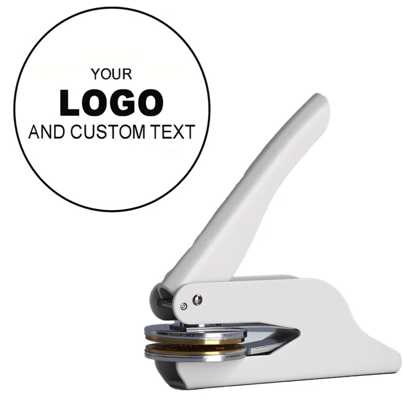 Personalized Book Embossers Stamp Custom Library Book Embosser with Name Logo Design Embossing Stamp Company Wedding Seals DI