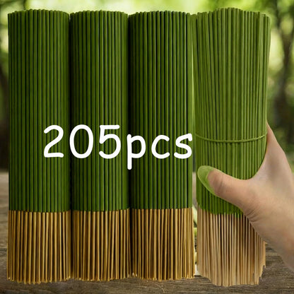 Lemongrass Sticks That Extend the Burning Time, Artificial Wooden Four-Season Fragrance, Suitable for Home, Camping, Garden, 