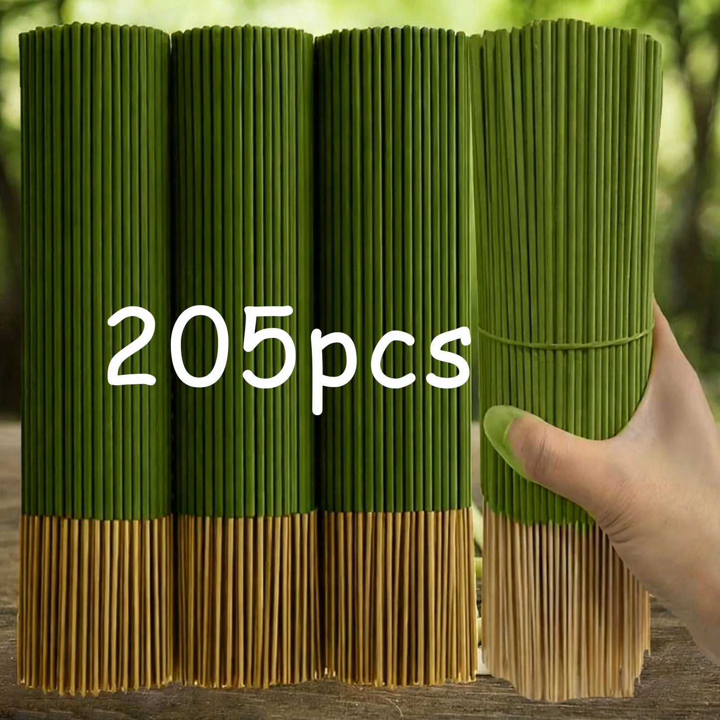 Lemongrass Sticks That Extend the Burning Time, Artificial Wooden Four-Season Fragrance, Suitable for Home, Camping, Garden, 