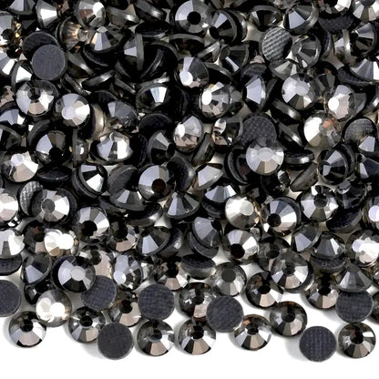 Bobohoo DMC SS6-SS30 Crystal Stones HotFix Rhinestone Glitter Crystal Strass Iron On Rhinestones For Garment Clothing Dress -