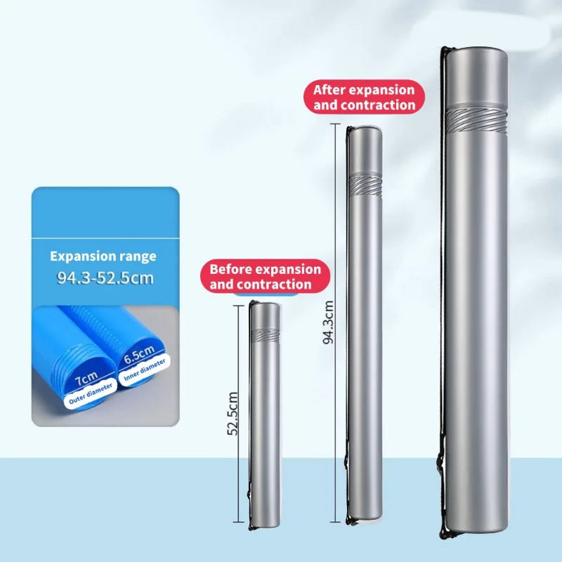 7/10.5CM Telescoping Poster and Document Storage Tube, Extendable Poster Carrying Case Poster Document Storage Holder Case - 