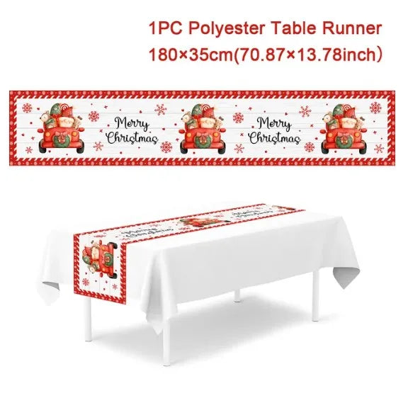 Table Runner Christmas Decoration For Home Decor 2025 Gifts - 33