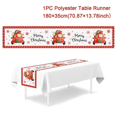 Table Runner Christmas Decoration For Home Decor 2025 Gifts - 33