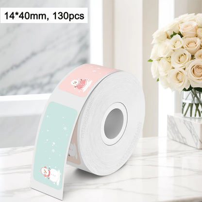 1PK Marklife P15 Printer Label Sticker 12x40mm 15x30mm 15x50mm Thermal Label Paper Compatible with P15 P12 P11 D30 Q30 Labele