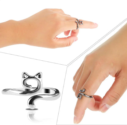 2pcs Adjustable Knitting Crochet Loop Ring Knittied Yarn Guide Finger Faster Holder Thimble Crocheters Thread Ring Sewing Too