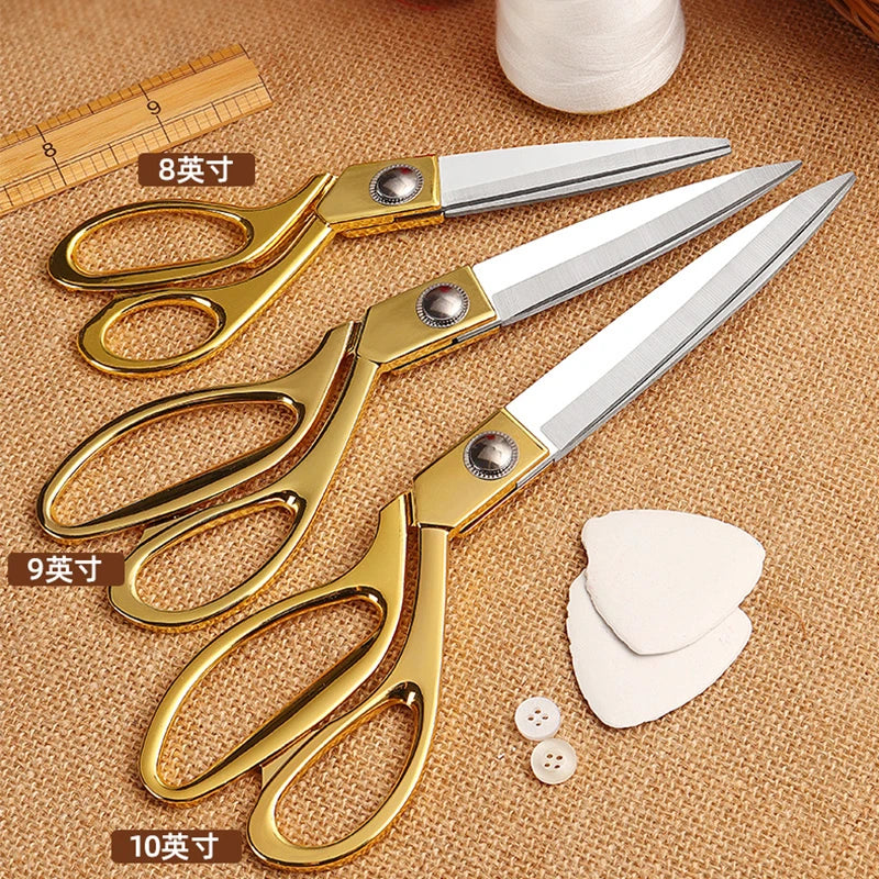 Professional Tailor Scissors Vintage Sewing Scissors Stainless Steel Tailor Shears for Fabric Clothes Needlework Cutter DIY T