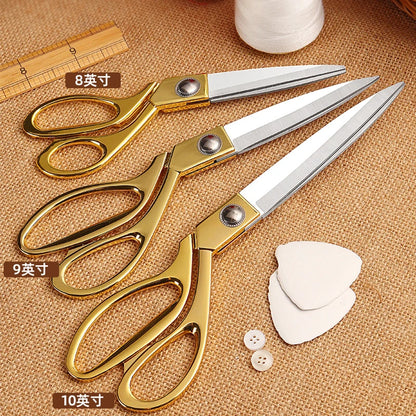 Professional Tailor Scissors Vintage Sewing Scissors Stainless Steel Tailor Shears for Fabric Clothes Needlework Cutter DIY T