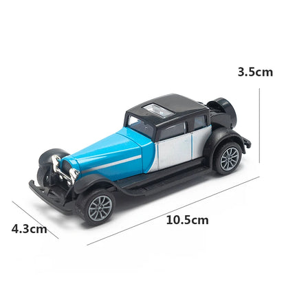 1:43 Alloy Vintage Diecast Car Model Car Classic Cadillacs V8 Pull Back Car Model Miniature Vehicle Replica Gift For Kids Adu