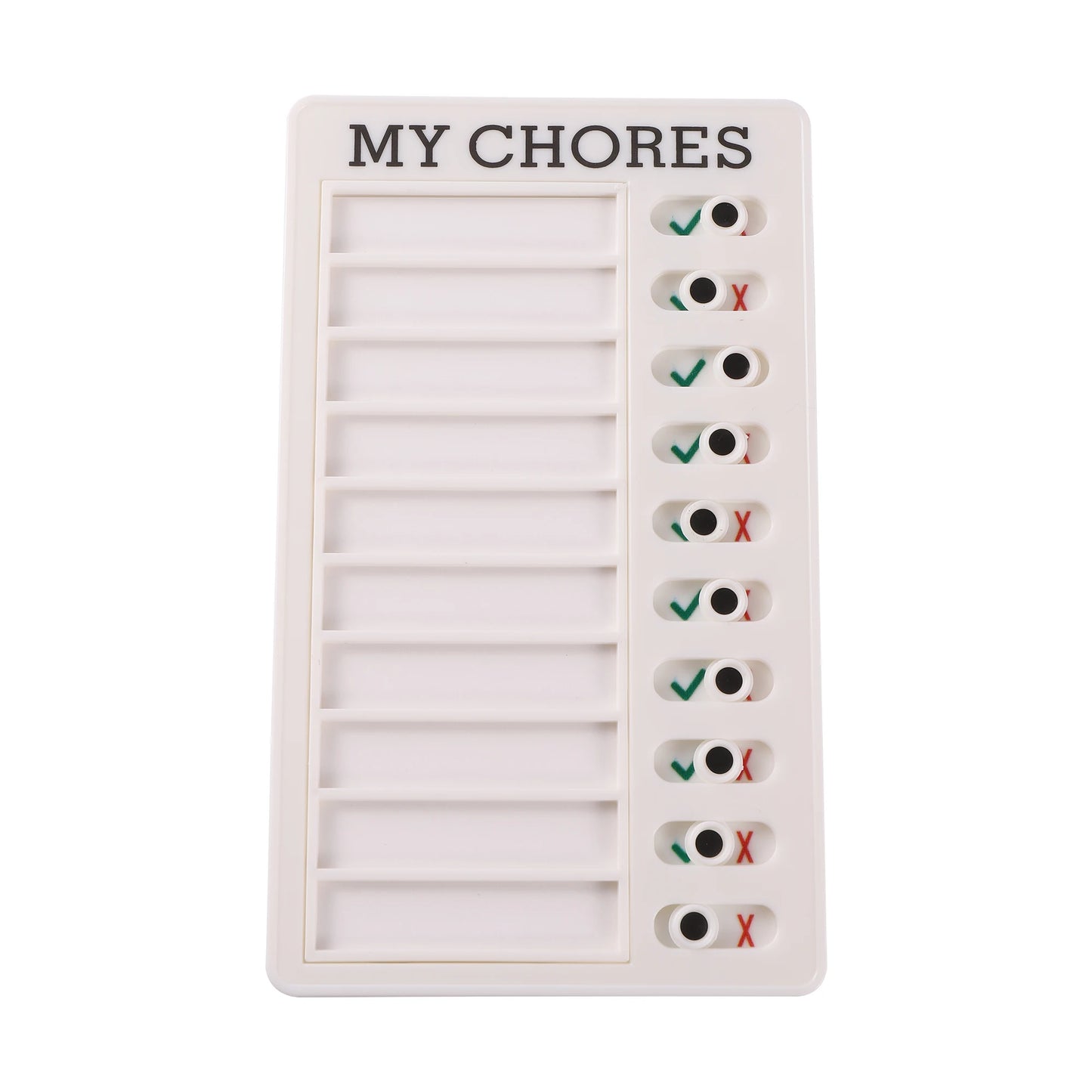 Reusable My Chores Checklist Task Board Daily Schedule Planner Memo Chore Chart Kid Responsibility Behavior Self Discipline C