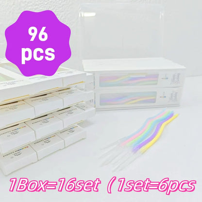 12/48pcs/1case Birthday Candles Spiral Cake Candles Long Thin Cake Candles For Wedding Party And Cake Decoration - 1box Rainb