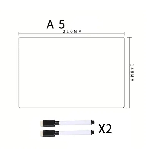 A3 A4 A5 Magnetic Dry Erase Board Refrigerator Magnet Marker WhiteBoard Sheet Kitchen Erasable Flexible Fridge Memo Grocery L