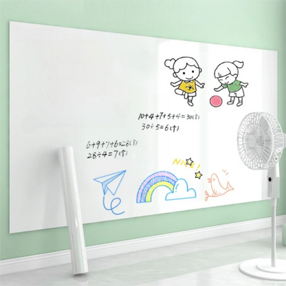 Electrostatic Whiteboard Sticker Reusable Removable Teaching Graffiti Drawing Board Household PP Erasable Whiteboard
