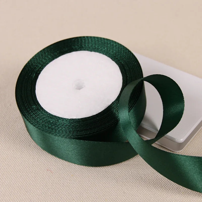 6/10/15/20/25/40/50mm Satin Ribbons DIY Artificial Crafts Wedding Party Supplies Handicraft Sewing Accessories Material 22met