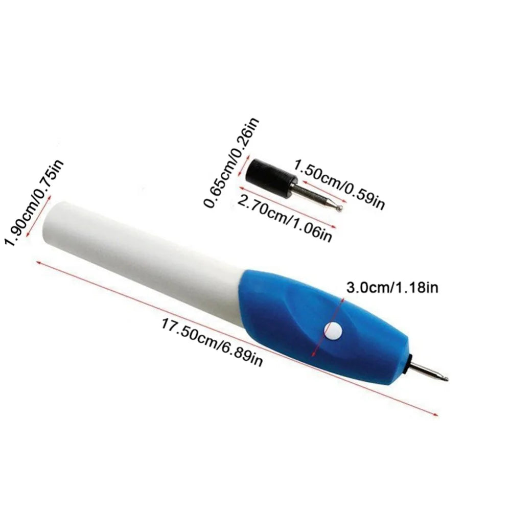 Electric Engraving Engraver Pen Carve DIY Tool For Jewelry Metal Glass Plastic Wood