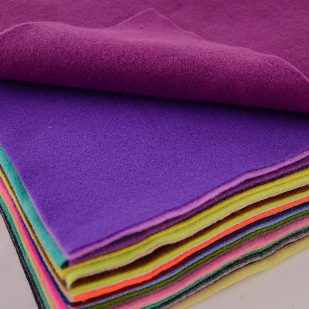 Super Soft Felt Fabric 1.4mm Thick 30*30cm/20cm*90cm Non-woven Sheet for DIY Sewing Crafts, Doll Accessories Material Patchwo
