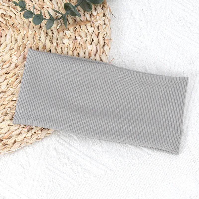 Elastic Solid Color Hair Bands for Women and Men Hairband Running Fitness Sports Yoga Headbands Girls Head Band Accessories -