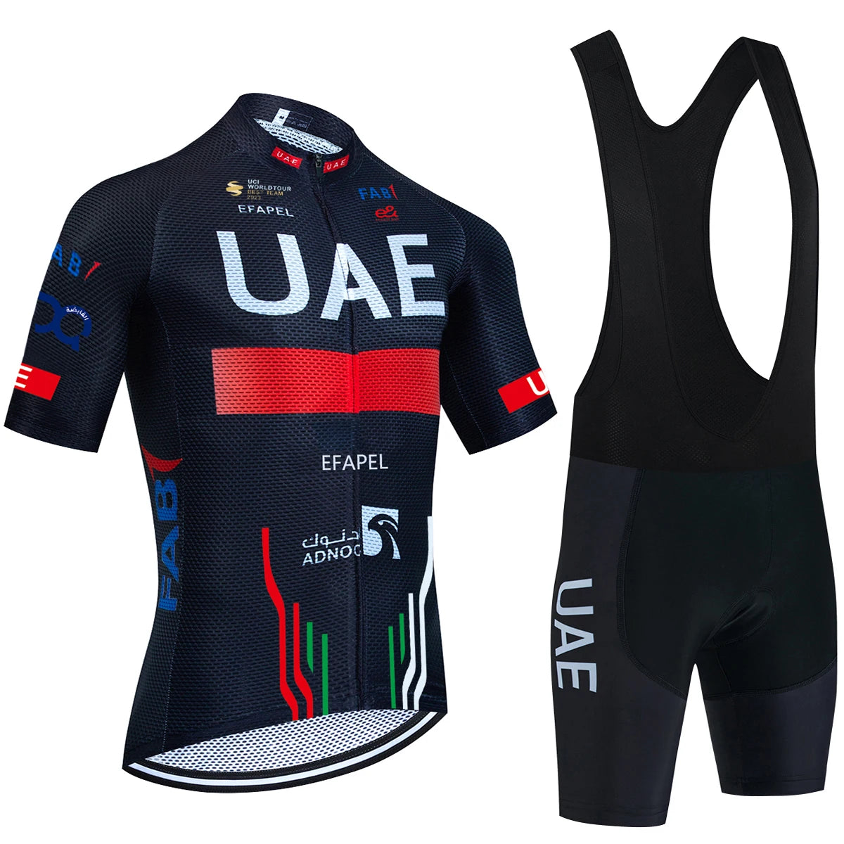 2026 New WHITE Cycling Jersey UAE Team Bike Jersey Shorts 10 Color Men Women Quick dry Ropa Ciclismo Pro Bicycle TShirt Cloth