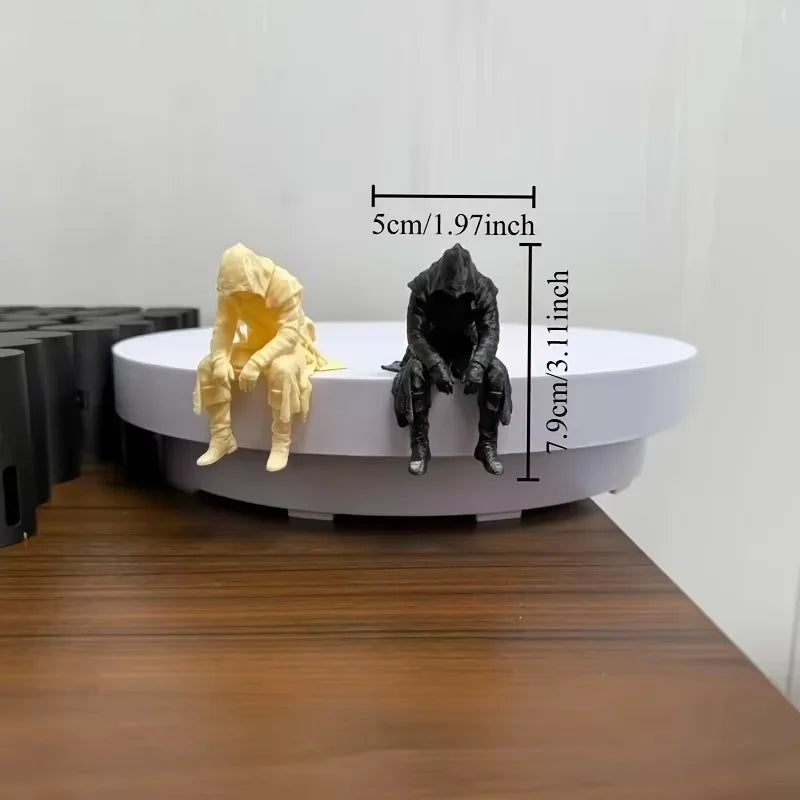 3D Printed Cool Desktop Ornament, Creative Bookshelf Decor, Vintage Home Decoration for PC Case, Game Room Display, Ideal Gif