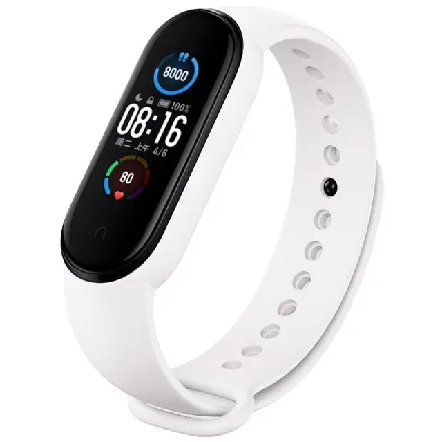 Watch Strap For Xiaomi Mi Band 7 6 5 4 3 Wristband Silicone Bracelet Wrist Straps MiBand 3/4 band5 band6 Smartwatch Accessori