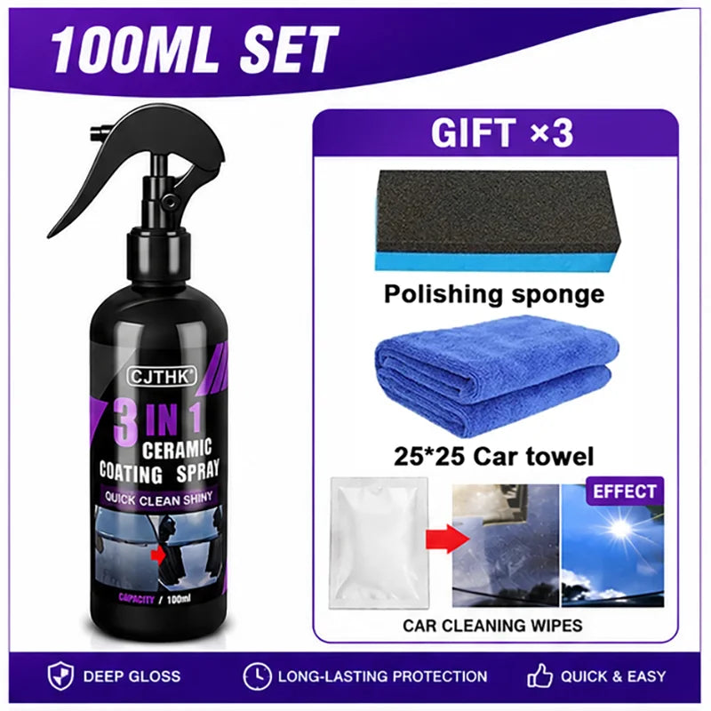 Car Ceramic Nano Coating Liquid Nano Crystal Hydrophobic Layer Coating Agent Auto Polish Liquid Nano Shine Protection Coating