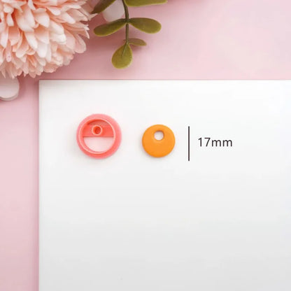 Flowers/Love Soft Ceramic Earring Mold Polymer Clay Cutter DIY Handmade Jewelry Pendant Quick Modeling Cutting Ceramic Tool -