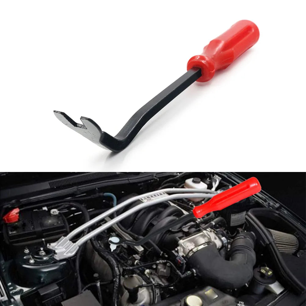 4pcs/Set Portable Car Panel Removal Tool Kit Nail Puller Radio Audio Door Pry Repair Clip Trim Dash Removal Installer Hand To