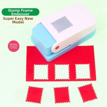 Labor Saving Stamp Border Punch Large Size DIY Embossing Machine Cutting Craft Paper Cutting Christmas Tree Hole Punch