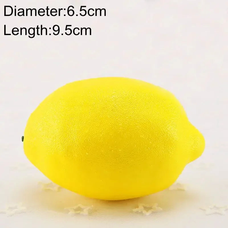 Artificial Fruits and Vegetables Home Decoration Fake Orange Peach Apple Pear Grape Lemon Peach Ornament Food Photography Pro