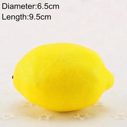 Artificial Fruits and Vegetables Home Decoration Fake Orange Peach Apple Pear Grape Lemon Peach Ornament Food Photography Pro